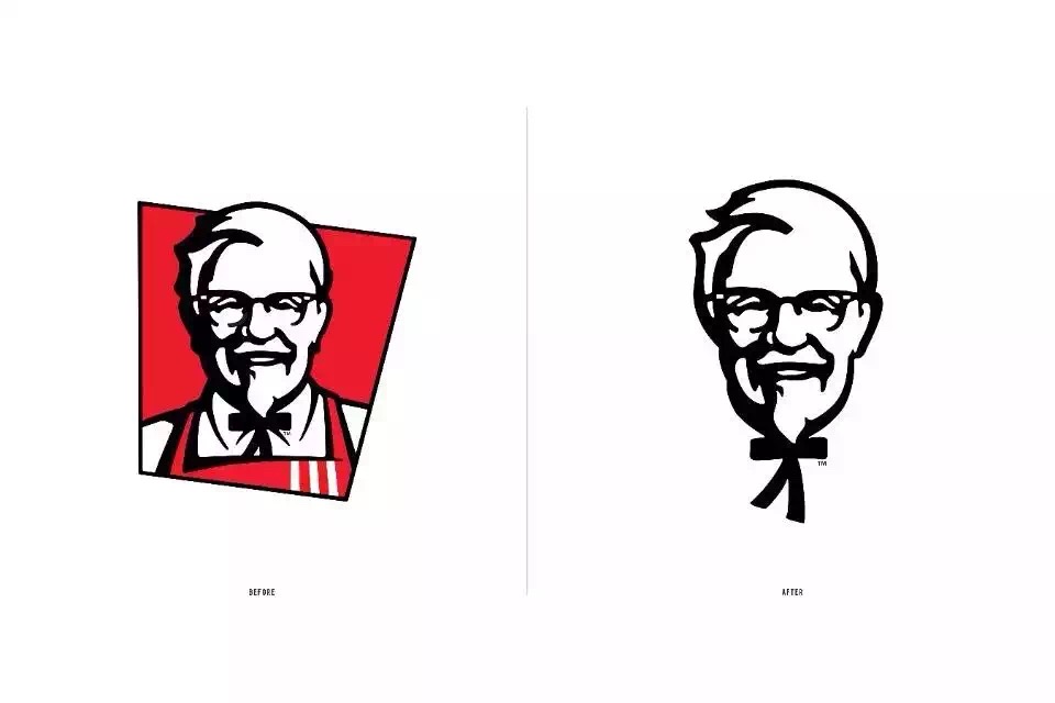 KFC更新新的品牌形象！